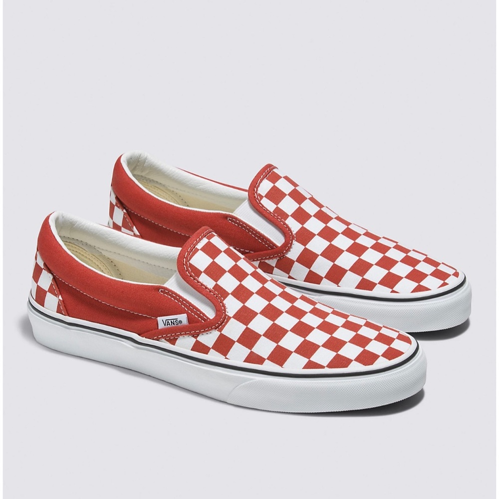 Vans Asher Checkerboard Tango Red